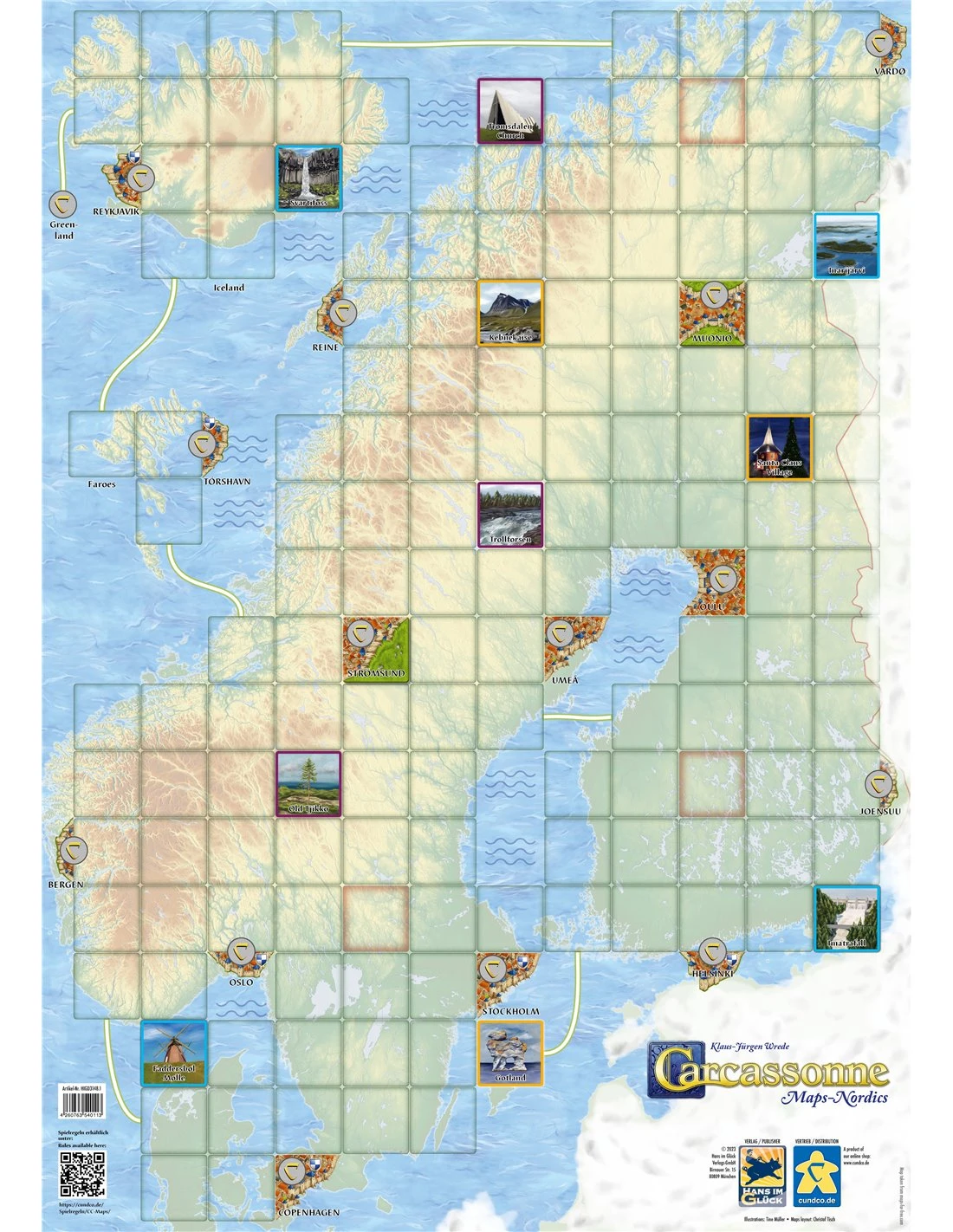 Carcassonne Maps - Nordics 3 Carcassonne Maps - Nordics