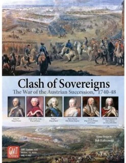 GMT Games Clash Of Sovereigns: The War Of The Austrian Succession, 1740-48 (Beschadigd)
