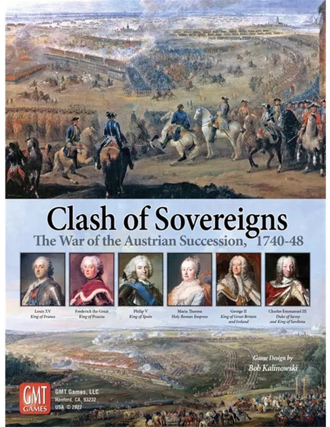GMT Games Clash Of Sovereigns: The War Of The Austrian Succession, 1740-48 (Beschadigd) 3 GMT Games Clash Of Sovereigns: The War Of The Austrian Succession, 1740-48 (Beschadigd)