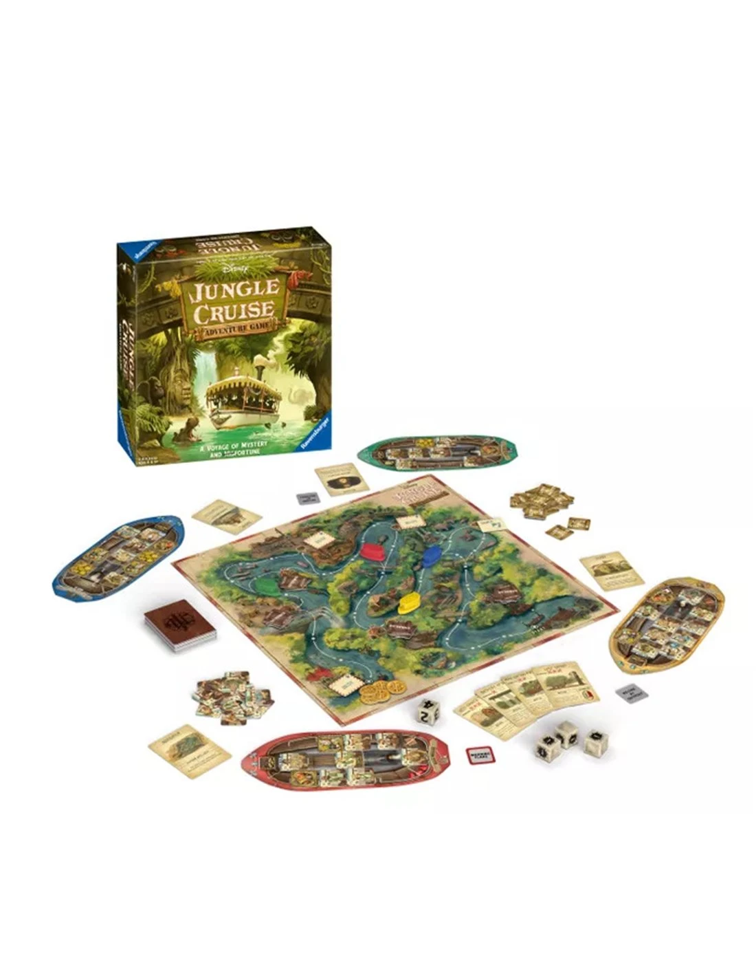 Ravensburger Disney Jungle Cruise Adventure Game (Beschadigd) 4 Ravensburger Disney Jungle Cruise Adventure Game (Beschadigd) - Afbeelding 2