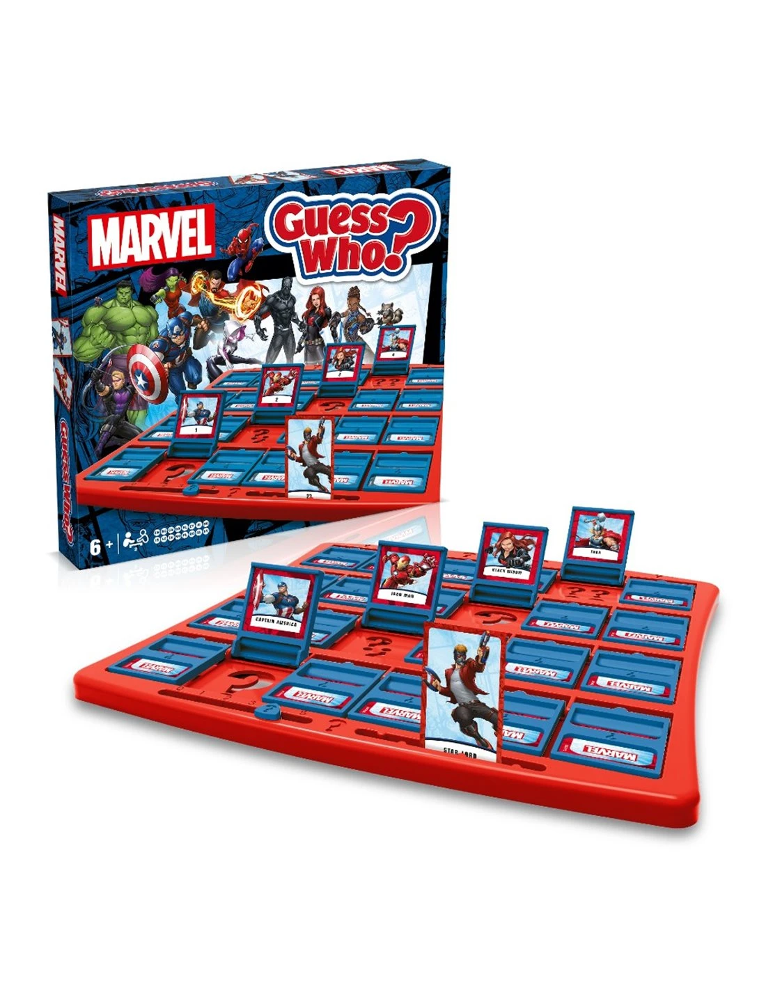WINNING MOVES GUESS WHO - Marvel (Beschadigd) 4 WINNING MOVES GUESS WHO - Marvel (Beschadigd) - Afbeelding 2