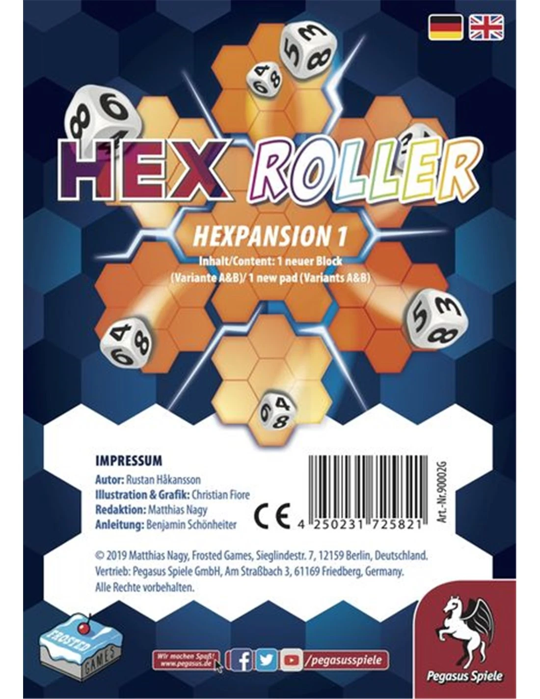 Pegasus Spiele HexRoller: Hexpansion 1 3 Pegasus Spiele HexRoller: Hexpansion 1
