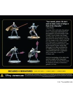 Alternative view of Atomic Mass Games Star Wars: Shatterpoint - Count Dooku Squad Pack (Pre-Order: 2 June 2023)