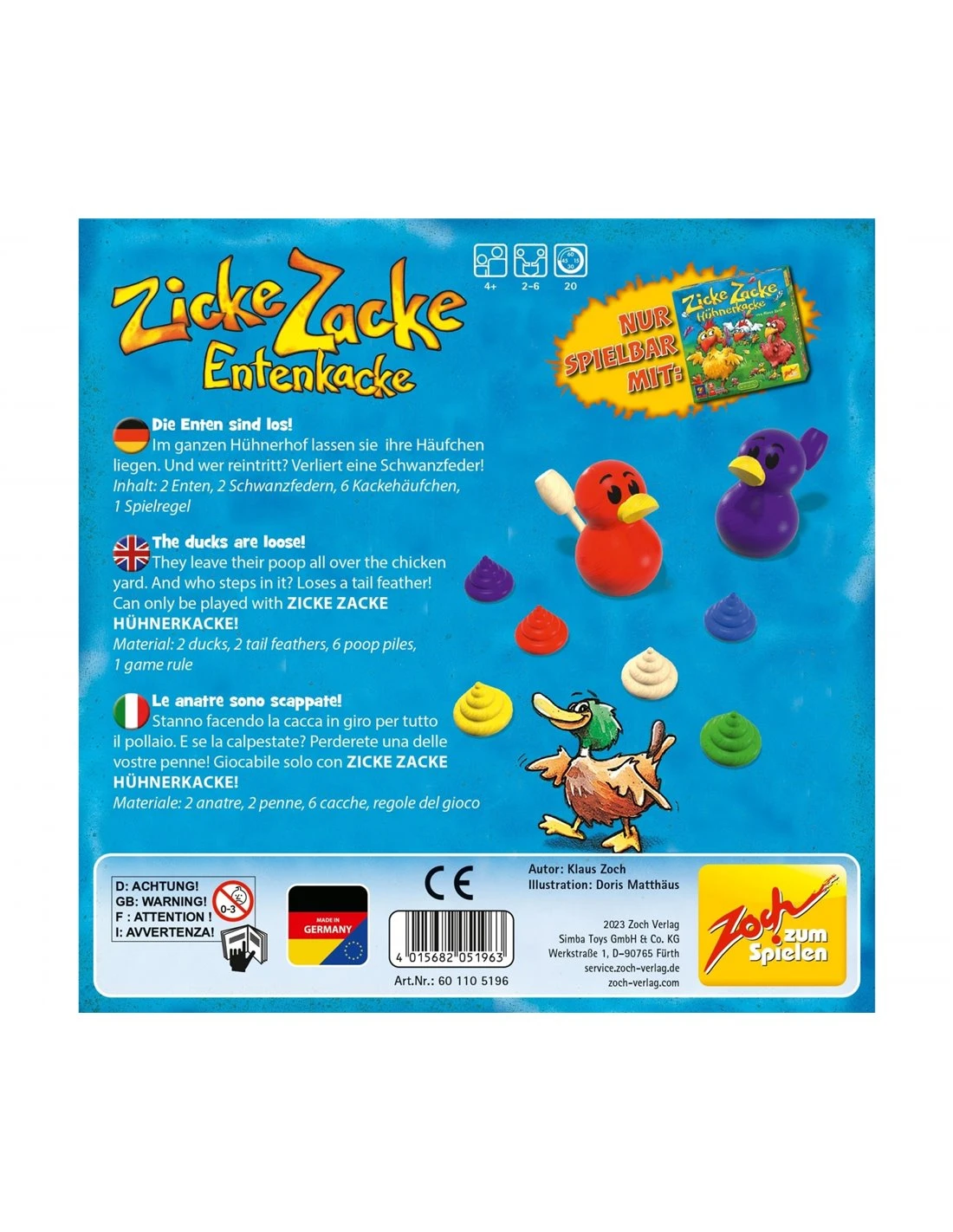 Zicke Zacke Entenkacke 4 Zicke Zacke Entenkacke - Afbeelding 2